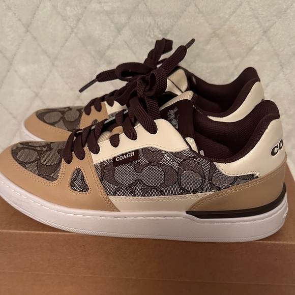 Coach Maple and Cream Sneakers - Picture 2 of 5